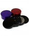 100mm Red, Purple and Black Tobacco Grinder (4 Part)