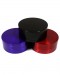 100mm Red, Purple and Black Tobacco Grinder (4 Part)