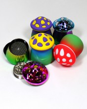 56mm Mushroom Tobacco Grinder (4 Part)