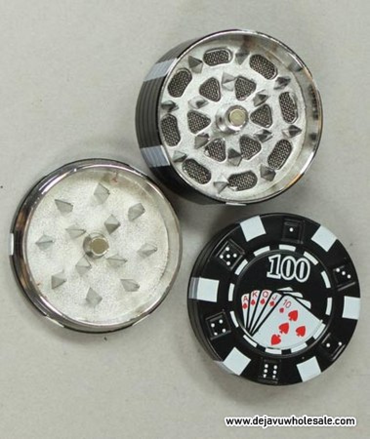 Metal Poker Chip Grinder (40mm 3 Parts)