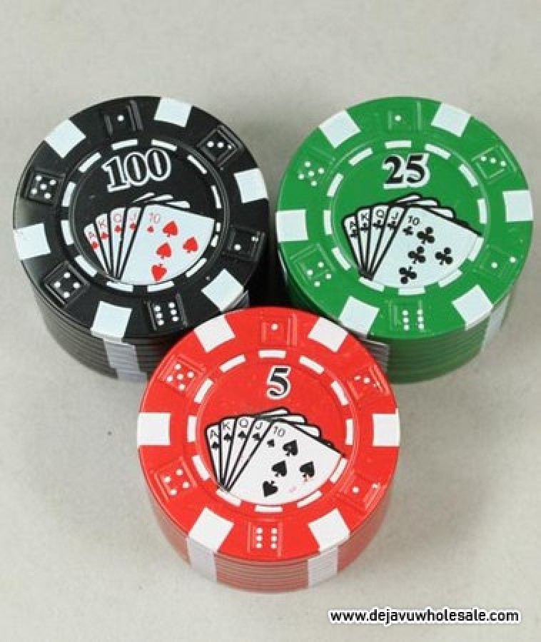 Metal Poker Chip Grinder (40mm 3 Parts)