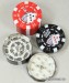 Metal Poker Chip Grinder (40mm - 3 Parts)