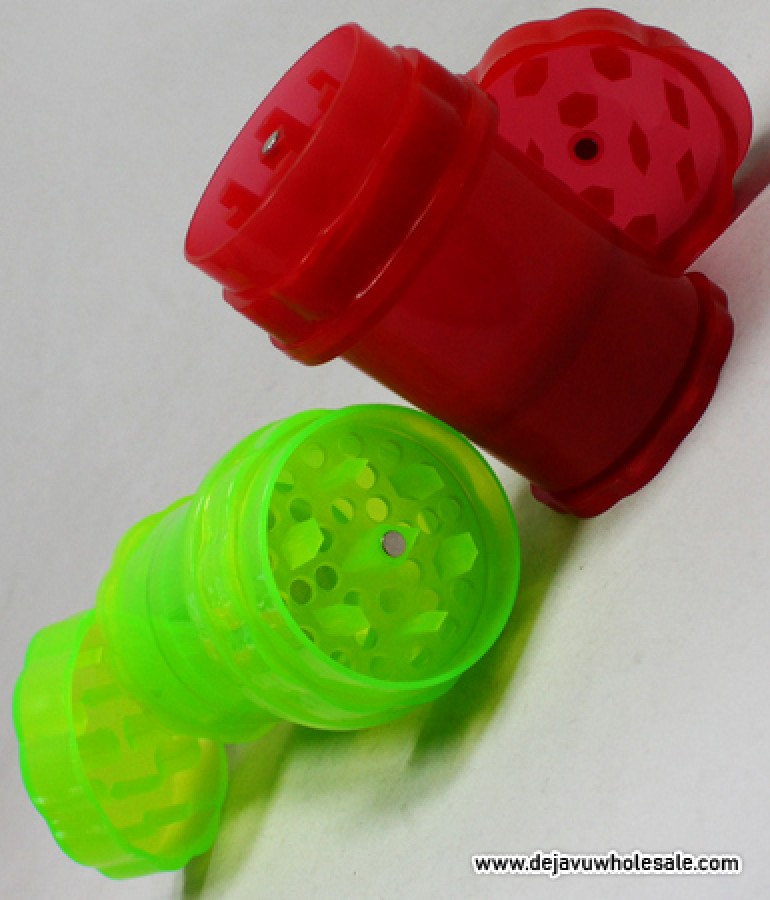 3.75" Plastic Grinder & Can 6ct