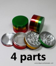 62mm Rasta Aluminum Grinder (4 Parts)