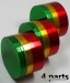 62mm Rasta Aluminum Grinder (4 Parts)