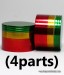 50mm Rasta Aluminum Grinder (4 Parts)