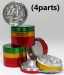 42mm Rasta Aluminum Grinder (4parts)