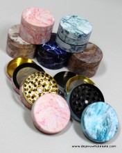 55mm Marble Stone Design Metal Zinc Alloy Tobacco Grinder