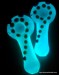 4.5'' Glow In The Dark With Multi Marble Hand Pipe