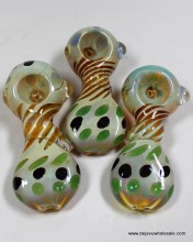 3.75'' Flat Mouth Piece With Dot Spoon Pipe