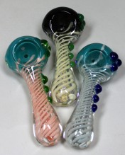 4'' Imported Color Rotted Spoon Pipe
