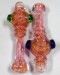 6'' Pointed Head Gold Fumed Pipe (150g)