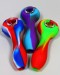 4'' Honey Comb Glass Bowl Silicone Hand Pipe