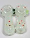 4.5'' Small Flower Design Glow In The Dark Hand Pipe
