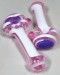 4.75'' Pink Pipe With White Striped