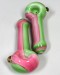 4.75'' High Med Rose Color Art Spoon Pipe