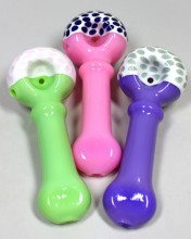 5'' Slime Color With Color Dot Design Head Pipe