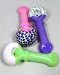 5'' Slime Color With Color Dot Design Head Pipe