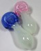 4.75'' Glow In The Dark Body With Color Tube Head Spoon Pipe