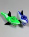 5'' Silicone Shark Hand Pipe with Replacement Glass Bowl