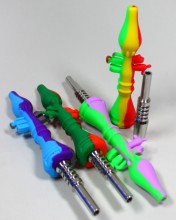 5'' 14mm Tip Silicone Rocket Launcher Silicone Nectar Collector 