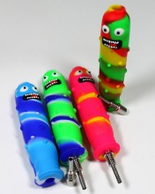 5'' Silicone Pickle Nectar Collector with 10mm Tip