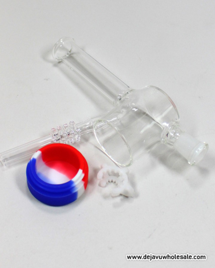 10 mm Nectar Collector with 100 Quartz Tips with Oil Reclaim Catcher