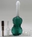 14mm Nectar Collector Kit Guitar Glass Kit with Curved Glass Bowl Nail Titanium