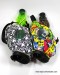 Silicone Colorful Decal Gas Mask With Acrylic Water Pipe
