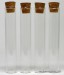 20 x 115 Clear Glass Tube with Cork Cap