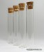20 x 115 Clear Glass Tube with Cork Cap