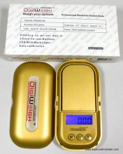 DigiWeight Pocket Scale In Gold ( 100 g x0.01g)