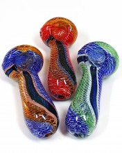 4.25'' Tusting Art With Dichro Hand Pipe