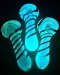 4.5'' Dichro Rotted Glow In The Dark Hand Pipe