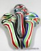 5'' High Med Zig Zag Color Art Spoon Pipe