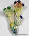 4.5'' Silver Fumed Glass Skinny Hand Pipe