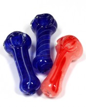 3'' Mix Color Frit Spoon Pipe