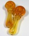4.5'' Gold Fumed Transparent Hand Pipe