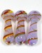 3.5'' Rasta Color Rotted With Milky Color Hand Pipe