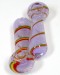 3.5'' Rasta Color Rotted With Milky Color Hand Pipe