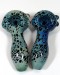 4'' Color Tube Fancy Black Dot Art Hand Pipe