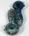 4'' Color Tube Fancy Black Dot Art Hand Pipe