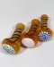 3.5'' Color Head Dot Join With Dichro Rotted Color Changing Spoon Pipe