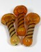 3.5'' Color Head Dot Join With Dichro Rotted Color Changing Spoon Pipe