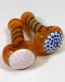 3.5'' Color Head Dot Join With Dichro Rotted Color Changing Spoon Pipe