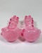 4.75'' Multi Marbles With White Color Line Rotted Art Pink Hand Pipe