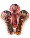 4'' Gold Fumed Color Changing Dichro Spoon Hand Pipe