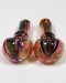 4'' Gold Fumed Color Changing Dichro Spoon Hand Pipe