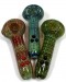 4.5'' Outside Full Art Spoon Pipe With Imported Color