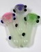 4.5'' Glow In The Dark With Slime Color Join Head Hand Pipe
